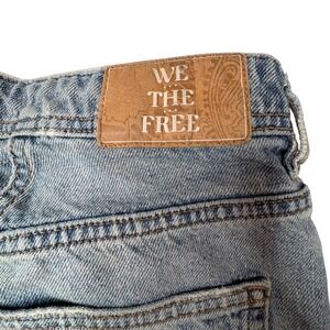 Free People We The Free Ava High Rise Bootcut Jeans OB1556493 Size 26 Distressed